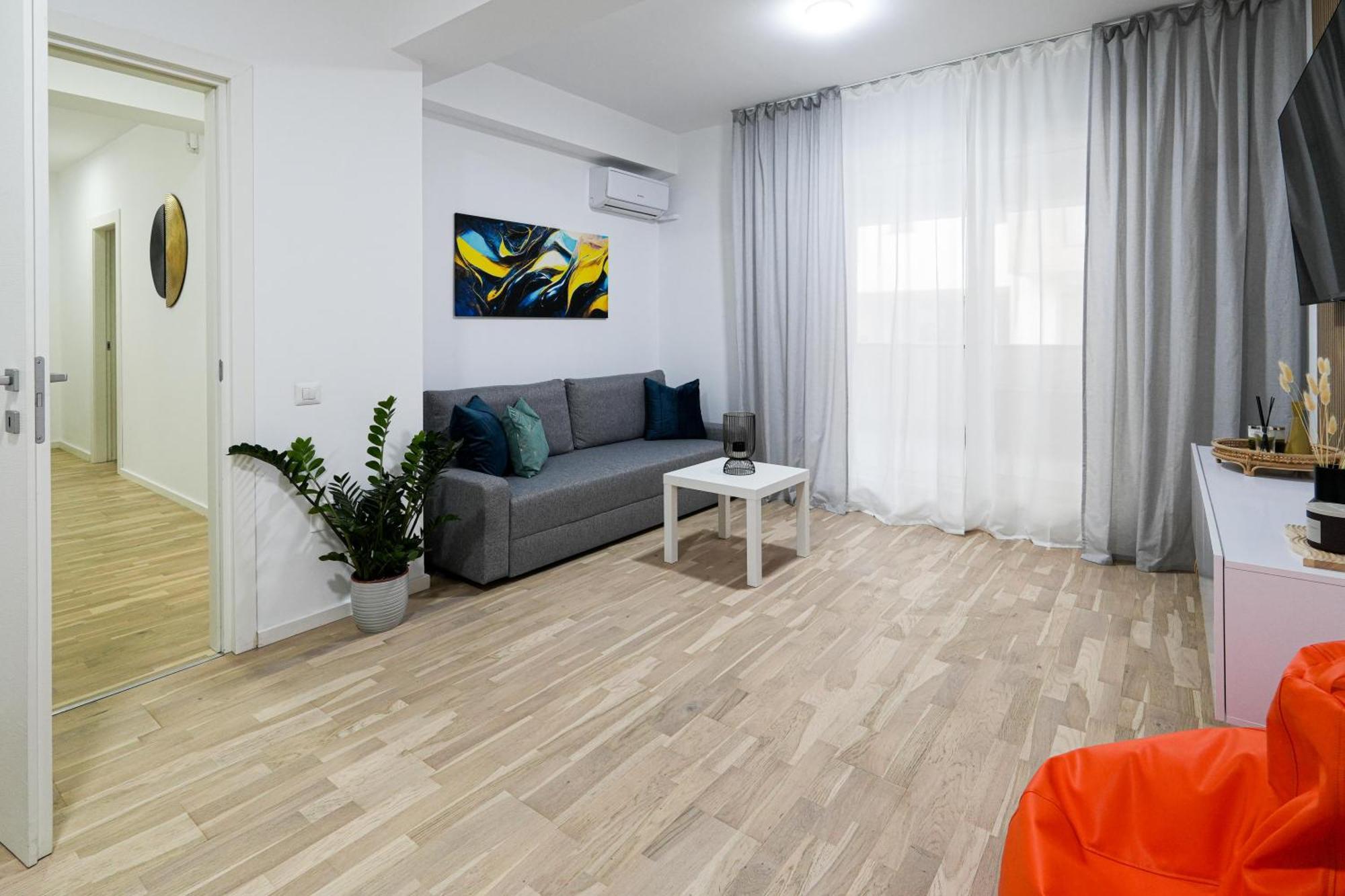 Gabi - Chic Apt With Parking Close To Veranda Mall Bukarest Exterior foto