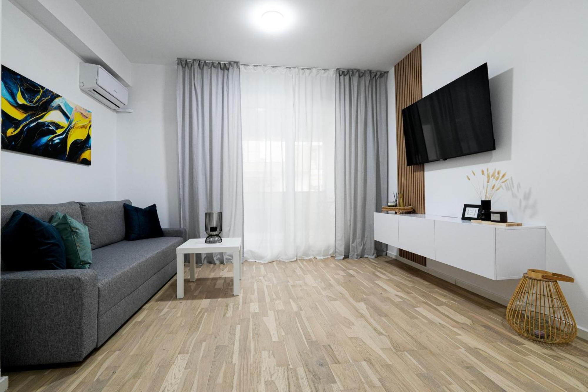 Gabi - Chic Apt With Parking Close To Veranda Mall Bukarest Exterior foto